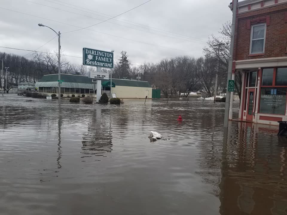 Flooding in Darlington